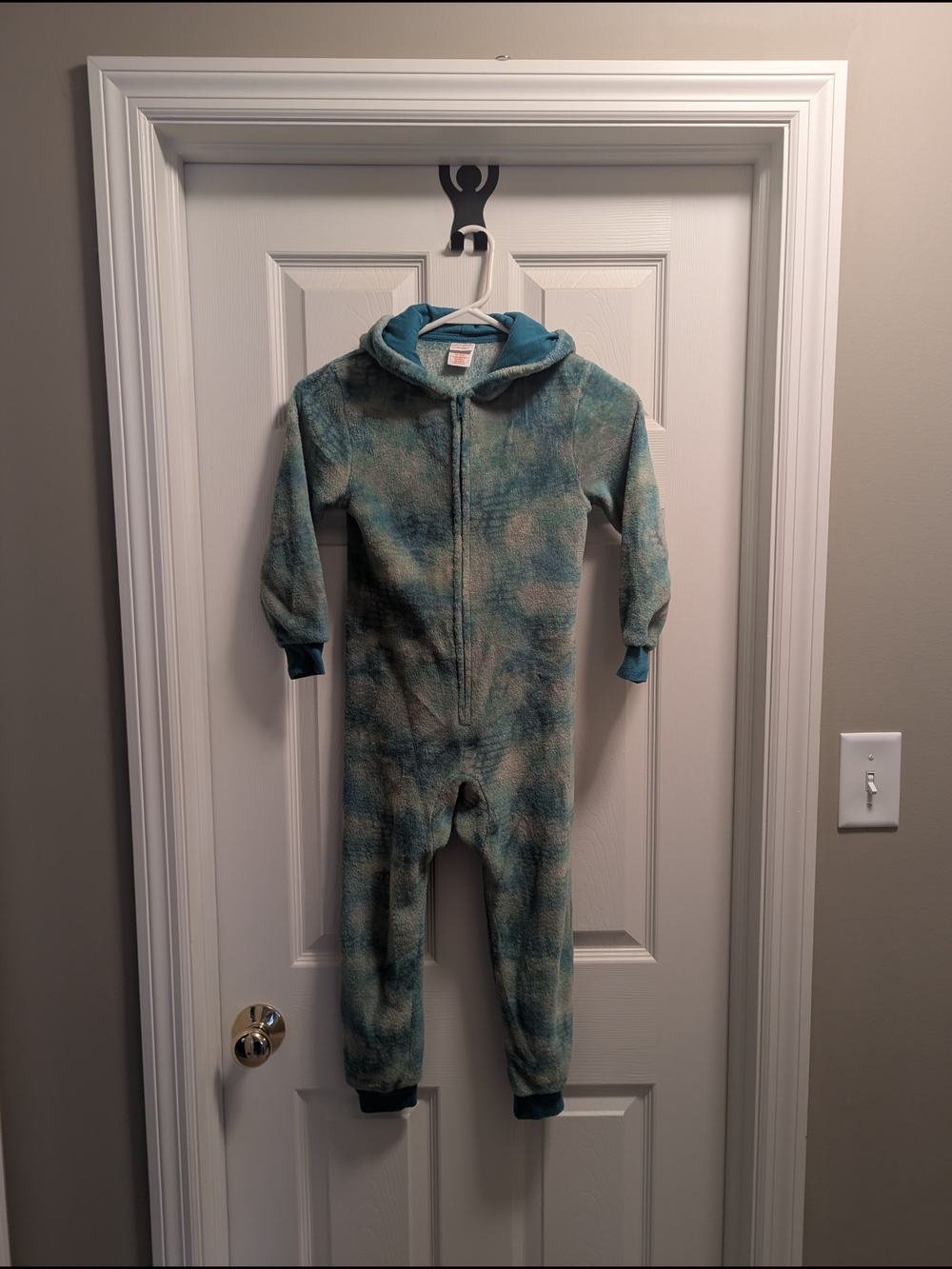 Cozy Dinosaur Hooded Kids One-Piece Pajamas